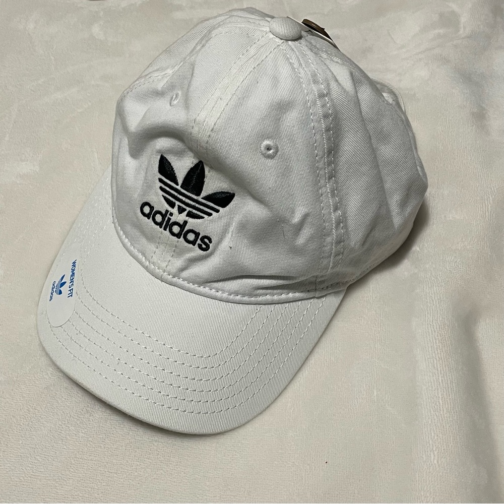 NWT adidas white womens fit hat